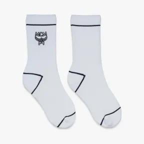 MCM 经典标志绵袜 MEZASBM01WT0ML
