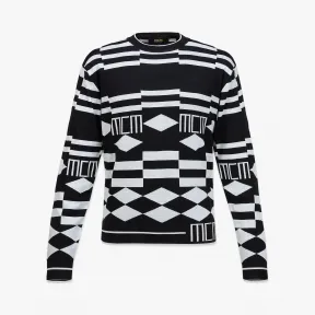 MCM 男士Geo涂鸦羊毛衫 MHEBSMM01B200S