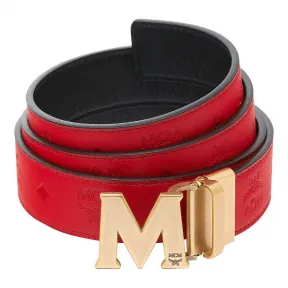 MCM Claus 怀旧 M 字双面皮带1.5  MXB9SVI19RJ001