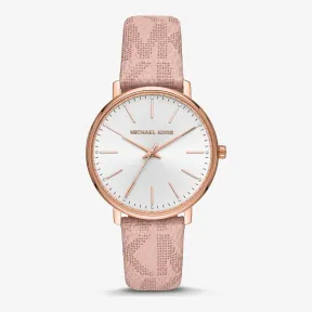 迈克高仕/Michael Kors PYPER PINK 涂层帆布 38 毫米手表 MK2859650