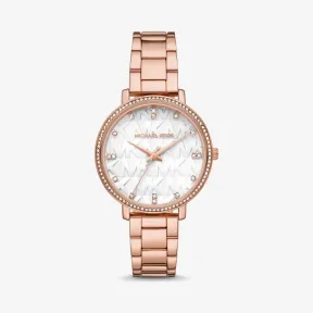 迈克高仕/Michael Kors Pyper Pav 玫瑰金色调徽标手表 MK4594-0622