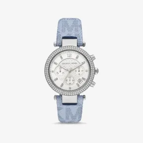 迈克高仕/Michael Kors 超大款 Parker Pav 银色和徽标手表 MK6936-0400