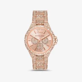 迈克高仕/Michael Kors 超大款 Camille Pav 玫瑰金色调手表 MK6961-0622