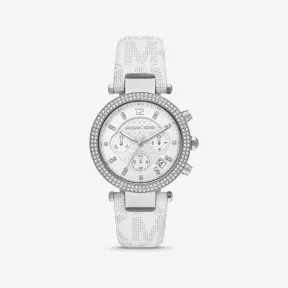 迈克高仕/Michael Kors 超大款 Parker Pav 银色和徽标手表 MK7226-0100