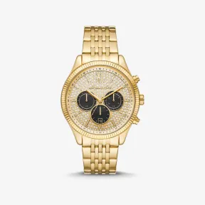 迈克高仕/Michael Kors 超大号 Benning Pav 金色手表 MK8743-0710