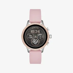 迈克高仕/Michael Kors Runway 粉色皮表带智能腕表 MKT5055650