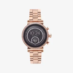 迈克高仕/Michael Kors 女士 Sofie 2.0 玫瑰金精钢智能腕表 MKT5063622