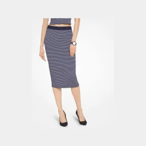 迈克高仕/Michael Kors 条纹铅笔裙 MU77EP95ZV456