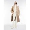 麦丝玛拉/Max Mara 羊毛和羊驼毛泰迪熊图标大衣 1011034106001