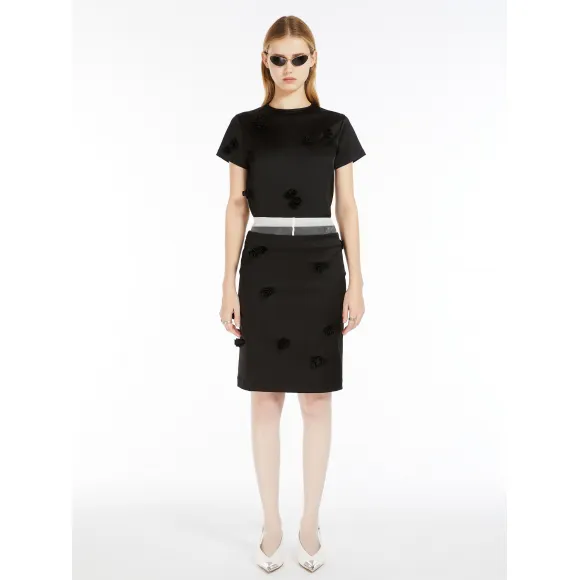 麦丝玛拉/Max Mara [Borbona] 3D玫瑰细节半身裙 2106054106003