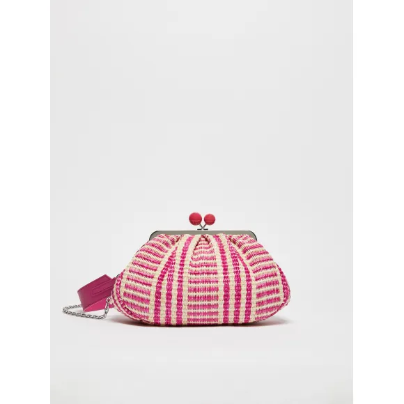 麦丝玛拉/Max Mara [Locri] 拉菲草外观提花中号 Pasticino 包 5511124506003