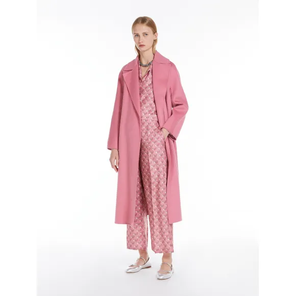 麦丝玛拉/Max Mara [Cress] 羊毛羊绒真丝裹身大衣 6016024106070