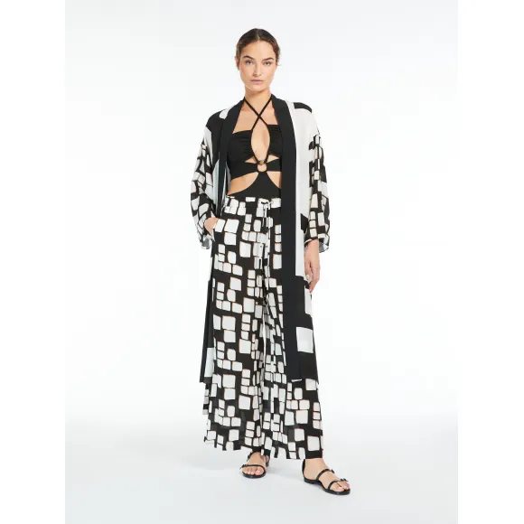 麦丝玛拉/Max Mara [Flavia] 纯丝印花阔腿裤 6131014906005