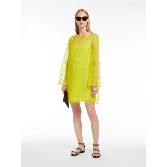 麦丝玛拉/Max Mara [Bracco] 透明纱迷你连衣裙 6231104406002