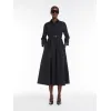 麦丝玛拉/Max Mara 棉质罗缎衬衫式连衣裙 9221084106002