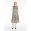 麦丝玛拉/Max Mara Moscova 棉混纺提花中长连衣裙 9226124206001