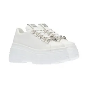 缪缪/Miu Miu 皮革系带德比鞋 5E679D-A21-F0009-F-085