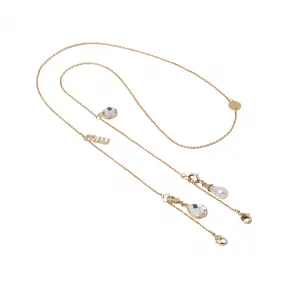 缪缪/Miu Miu 金色 Miu Miu 眼镜链 OMM04A-MR0Q-F0GT4