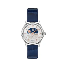 万宝龙/Montblanc MB129756-全新万宝龙宝曦系列昼夜显示腕表 30毫米（珠光蓝表带）