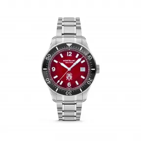 万宝龙/Montblanc MB132291-万宝龙冰川系列潜水腕表 勃艮第红特别款