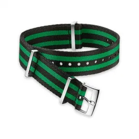 欧米茄/Omega 黑绿相间条纹尼龙表带 - 031CWZ008803