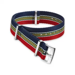 欧米茄/Omega 多色相间条纹尼龙表带 - 031CWZ010690