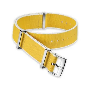 欧米茄/Omega 白色饰边黄色尼龙表带 - 031CWZ010706