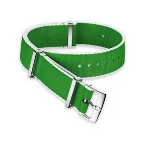 欧米茄/Omega 白色饰边绿色尼龙表带 - 031CWZ010714