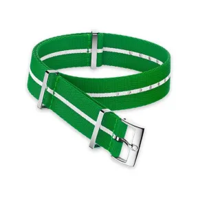 欧米茄/Omega 白色条纹绿色尼龙表带 - 031CWZ014689