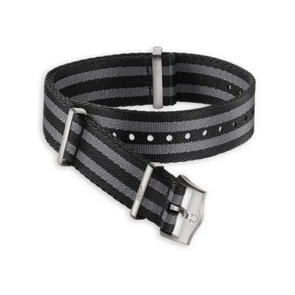 欧米茄/Omega 黑色缎面皮表带 - 031CUZ011417w