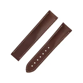 欧米茄/Omega Watch Straps 啡色皮表带连摺叠扣