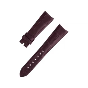 欧米茄/Omega 勃艮第红色鳄鱼皮表带，搭配针扣 腕表表带 032CUZ009877|025STZ008327