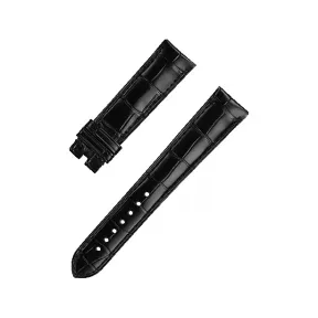 欧米茄/Omega 黑色鳄鱼皮表带，搭配针扣 腕表表带 98000014|94511602