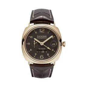 沛纳海/Panerai 18k玫瑰金 限量珍藏款系列 自动机械表芯 男表 PAM00497