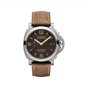 沛纳海/Panerai 磨砂钛金属 Luminor 1950 自动机械表芯 男表 PAM01351