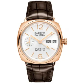 沛纳海/Panerai Radiomir镭得米尔GMT Goldtech™万年历 45MM  自动机械机芯 男表 PAM01453