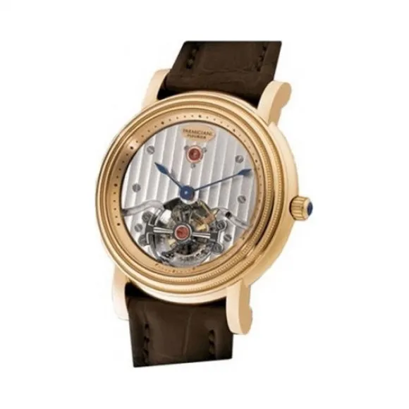 帕玛强尼/Parmigiani TOURBILLON系列 18k玫瑰金 40MM 手动机械 男表 PF000383