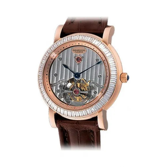 帕玛强尼/Parmigiani TOURBILLON系列 18k玫瑰金 40MM 手动机械 男表 PF000391
