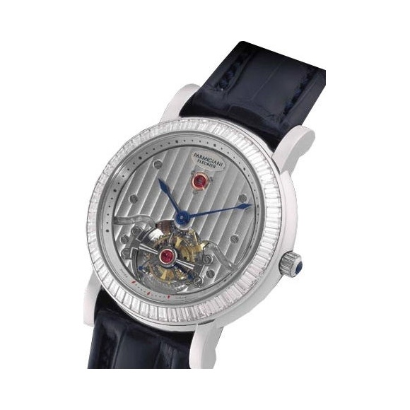帕玛强尼/Parmigiani TOURBILLON系列 铂金 40MM 手动机械 男表 PF000392