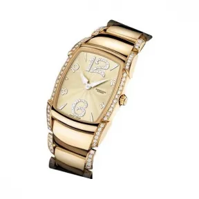 帕玛强尼/Parmigiani Kalpa Piccola系列 女表 18k玫瑰金镶钻 自动机械机芯 PF010345.04