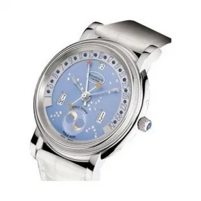 帕玛强尼/Parmigiani Quantieme Perpetuel Retrograde系列 女表 18k白金 自动机械机芯 PF011533.01