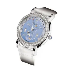 帕玛强尼/Parmigiani Quantieme Perpetuel Retrograde系列 女表 18k白金 自动机械机芯 PF011588.01