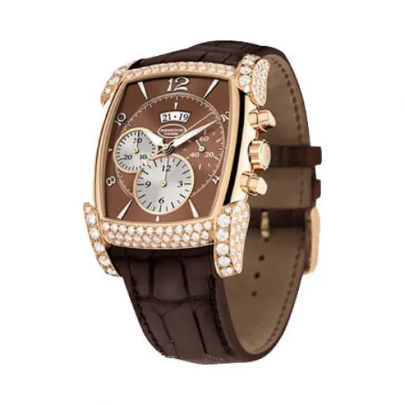 帕玛强尼/Parmigiani KALPA GRAPH系列 18k玫瑰金镶钻 37MM 自动机械 男表 PF600487