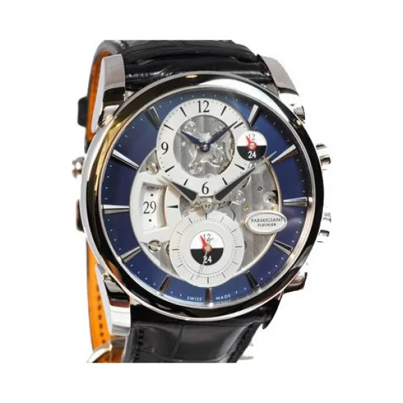 帕玛强尼/Parmigiani GMT系列 精钢 42MM 自动机械 男表 PF602254