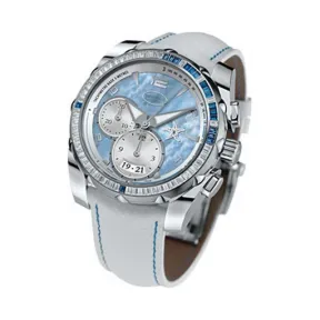 帕玛强尼/Parmigiani Chronograph 系列 女表 18k白金 自动机械机芯 PF602475.01