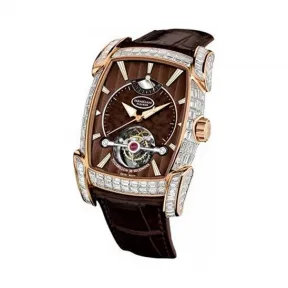 帕玛强尼/Parmigiani Tourbillon系列 男表 18k玫瑰金镶钻 手动机械机芯 PF602771.01
