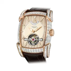 帕玛强尼/Parmigiani Tourbillon系列 男表 18k玫瑰金镶钻 手动机械机芯 PF602772.01