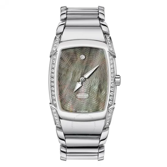 帕玛强尼/Parmigiani Kalpa系列 女表 精钢镶钻，镶嵌43颗钻石，重0.6920克拉 石英机芯 PFC186-0023801-B00002