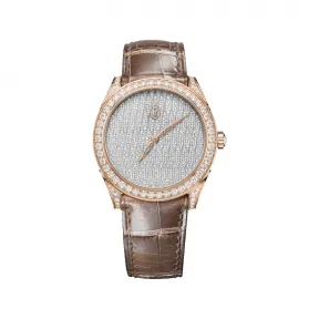 帕玛强尼/Parmigiani Tonda 系列 18k玫瑰金 36MM 自动机械机芯 女表 PFC802-2120001-300181