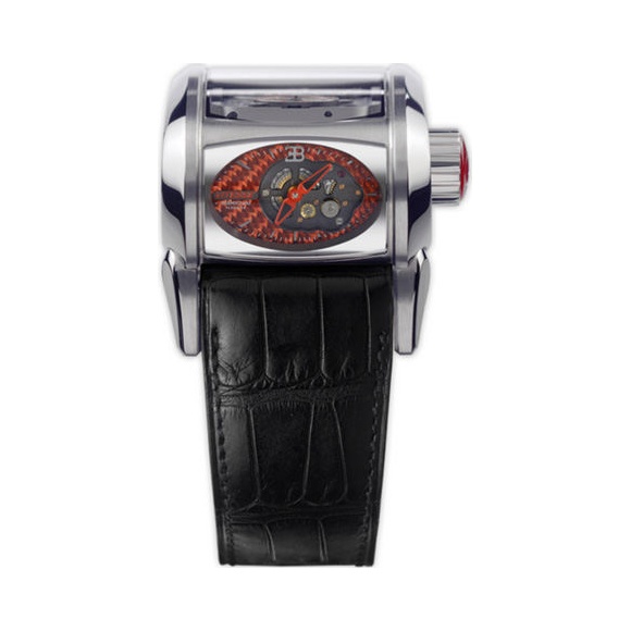 帕玛强尼/Parmigiani Bugatti系列 男表 钛金 自动机械机芯 PFH365-3012000-HA1442